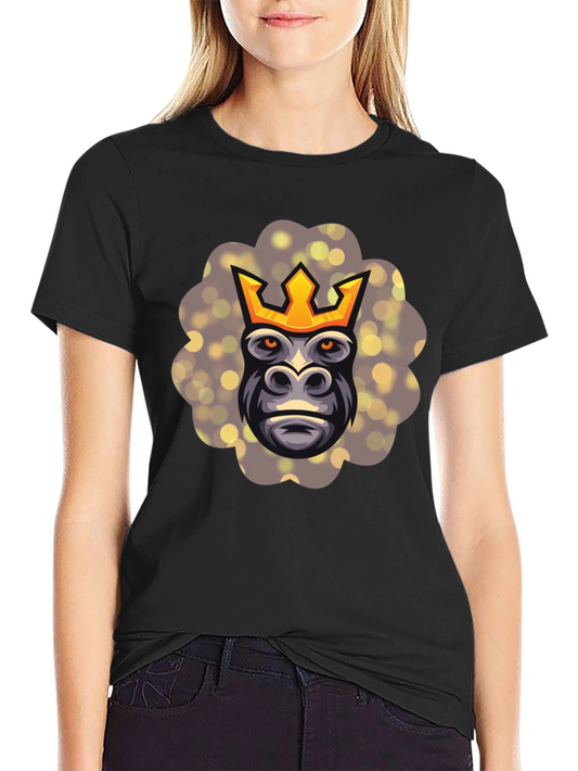 King Kong T-Shirt - Gorilla with Crown Graphic Tee
