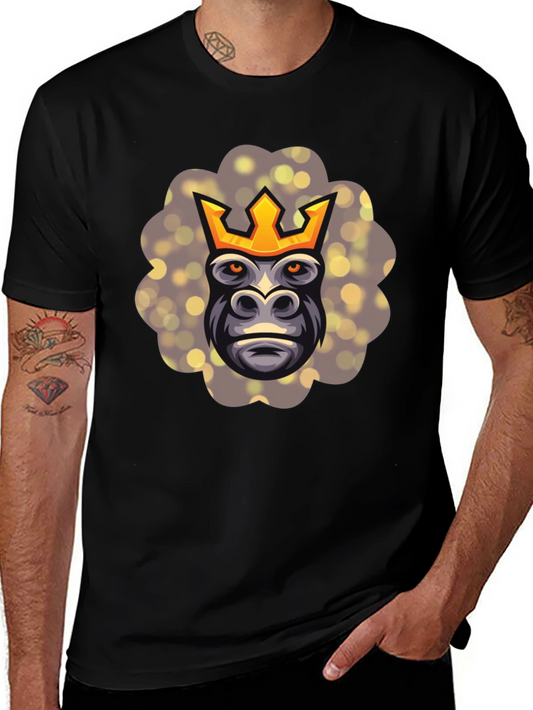 King Kong T-Shirt - Gorilla with Crown Graphic Tee
