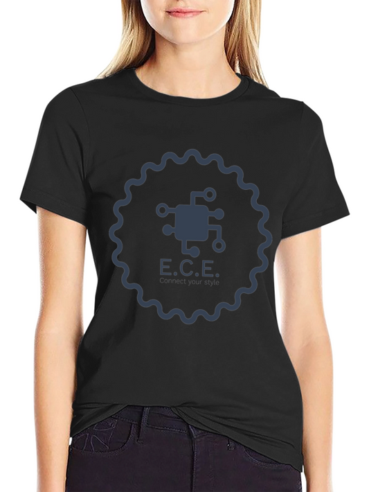 ECE Circuit Graphic T-Shirt - Black