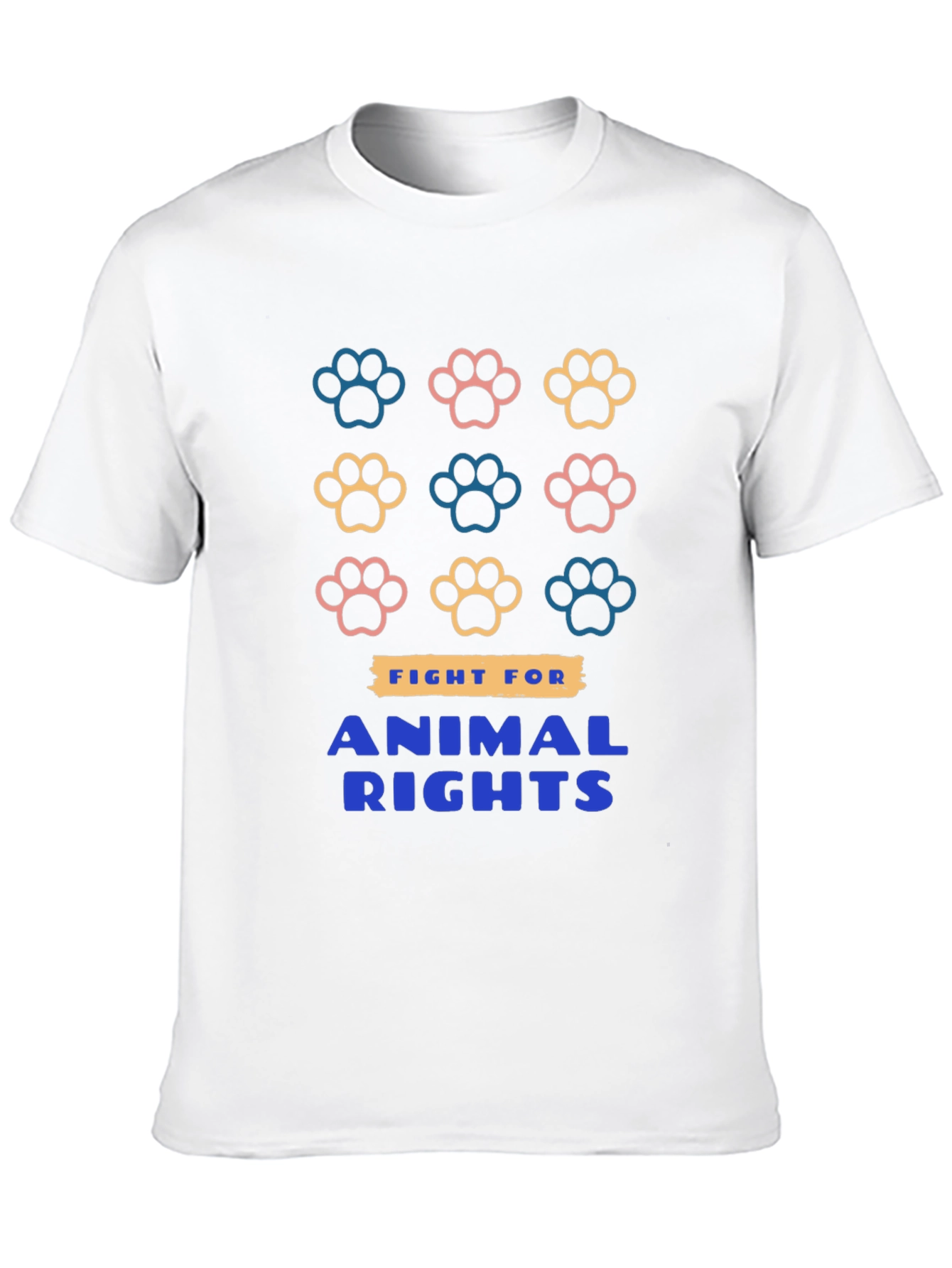 Animal Rights Paw Print T-Shirt