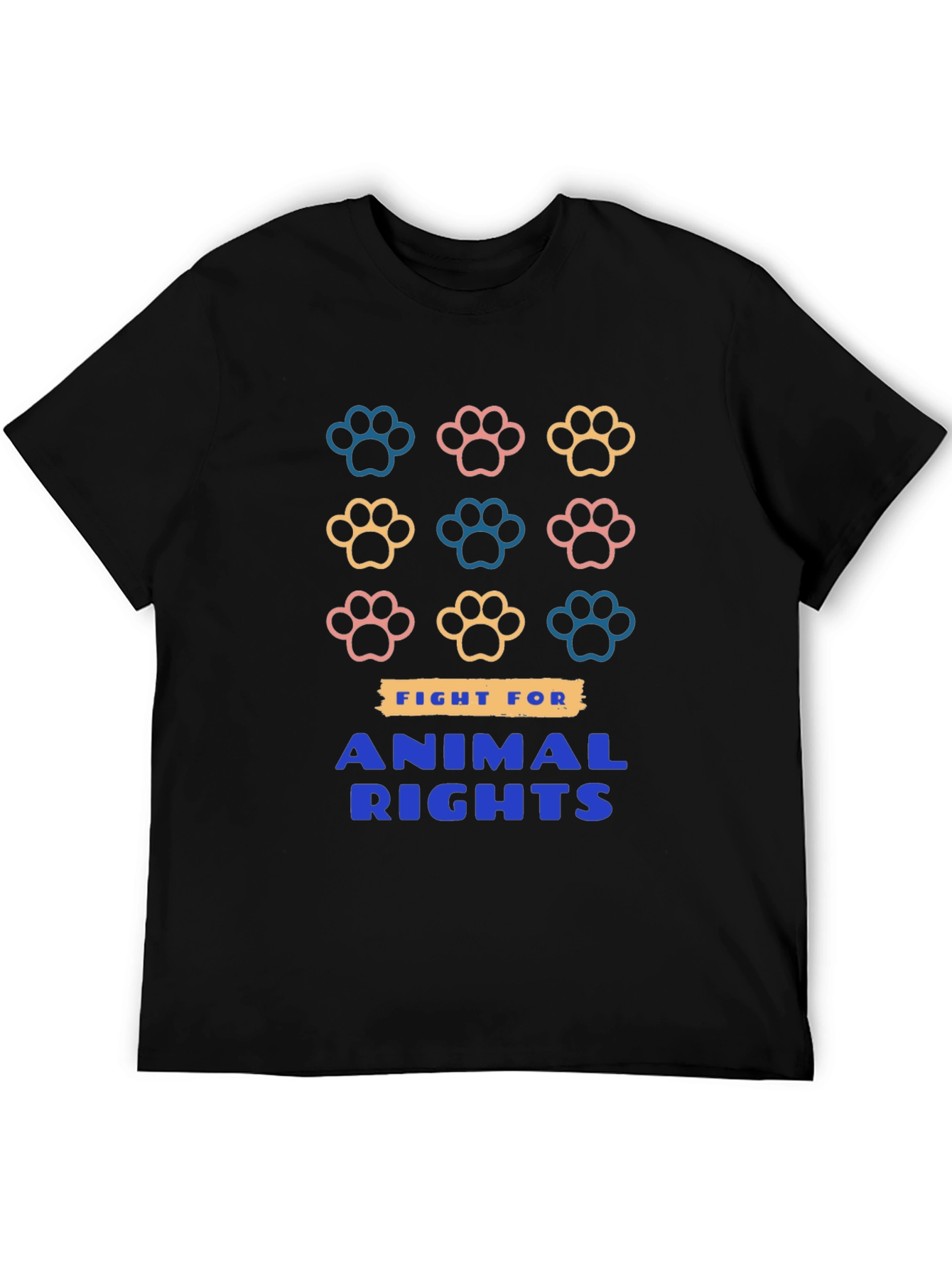 Animal Rights Paw Print T-Shirt