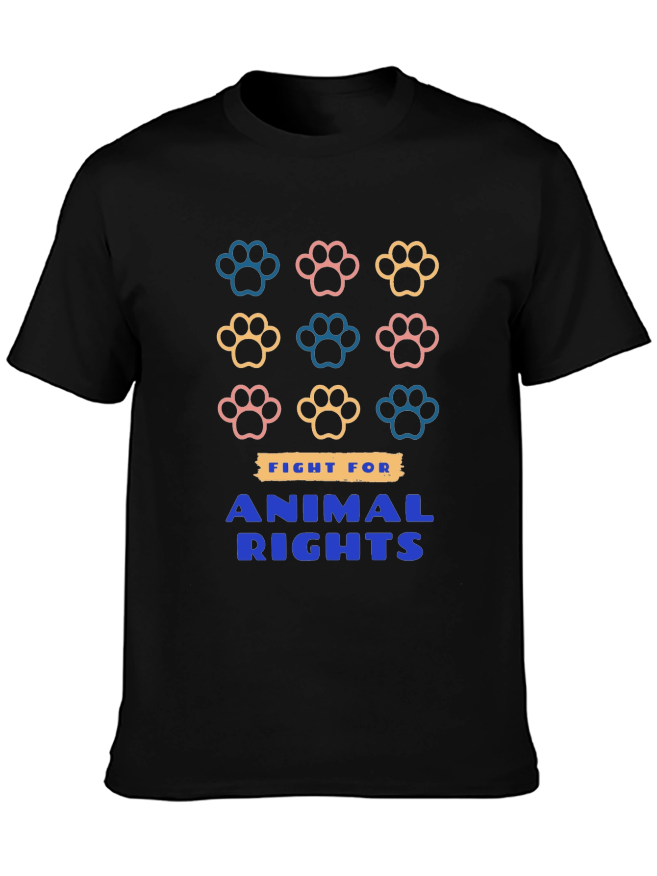 Animal Rights Paw Print T-Shirt