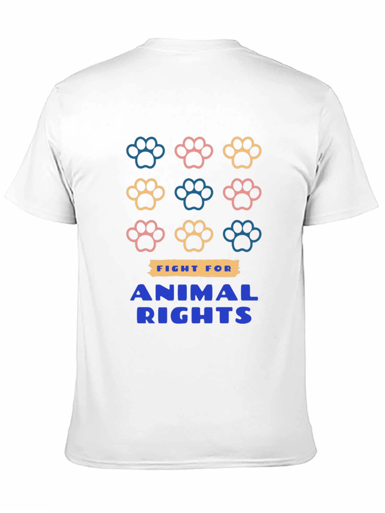 Animal Rights Paw Print T-Shirt