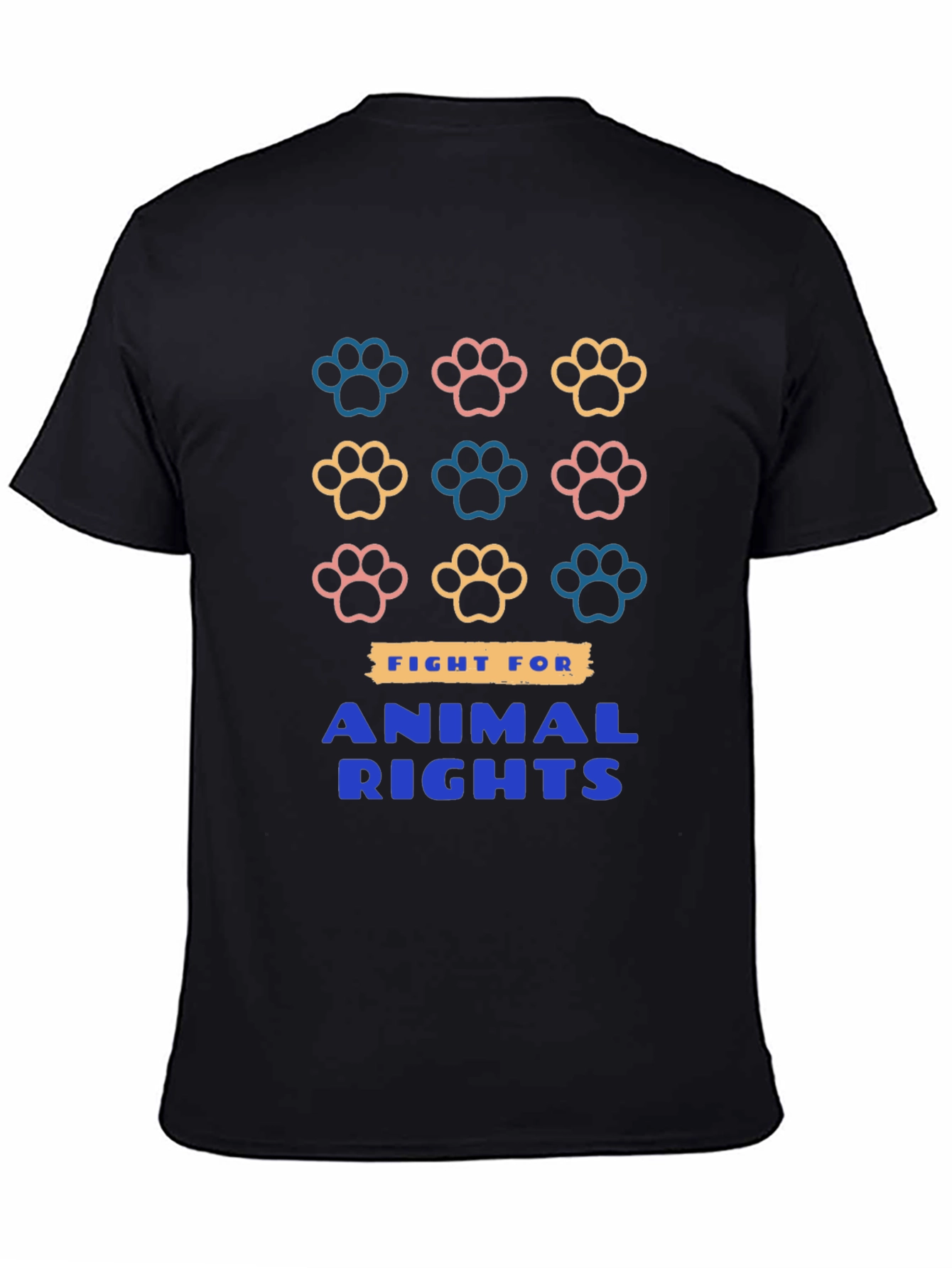 Animal Rights Paw Print T-Shirt