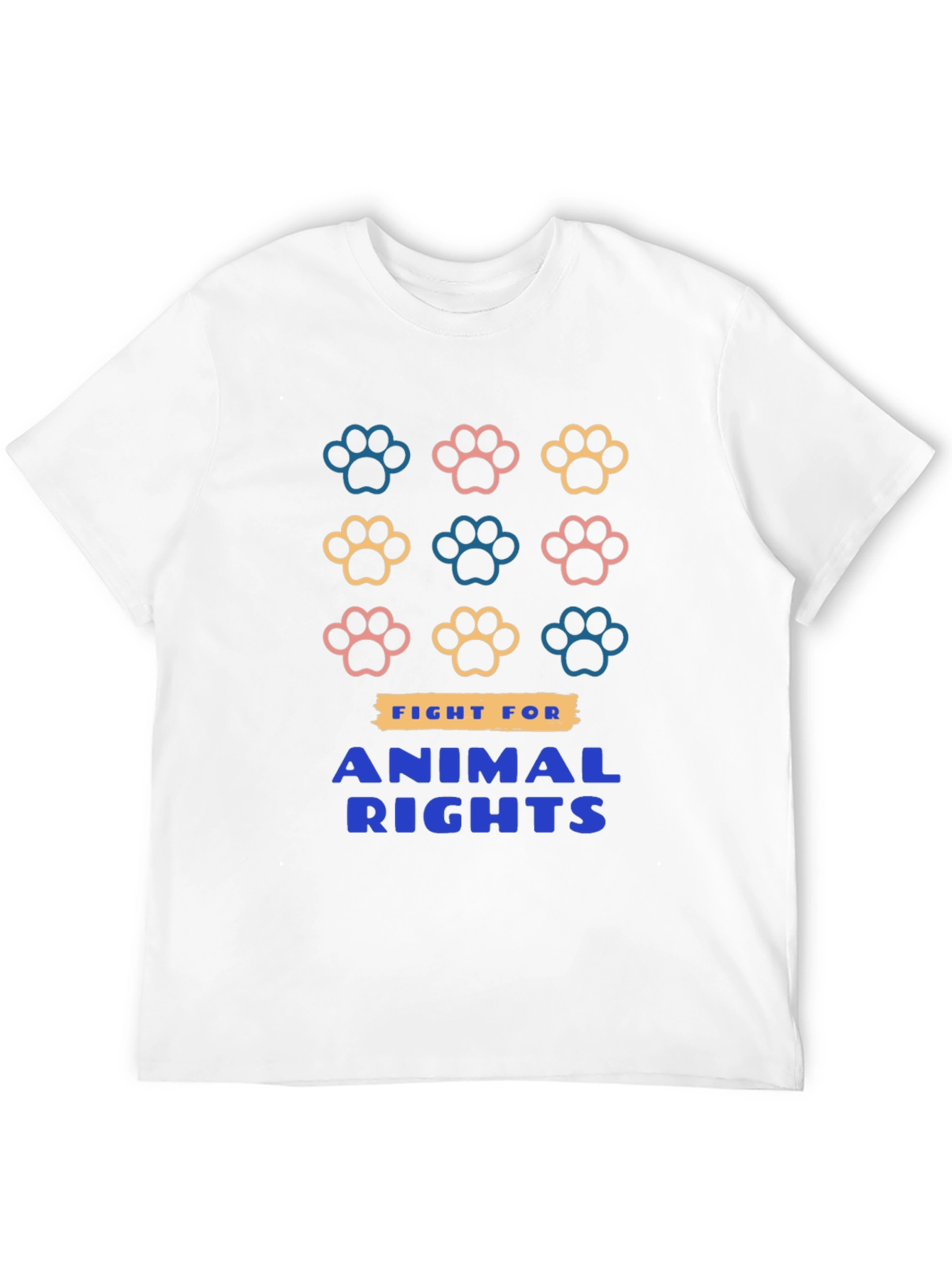 Animal Rights Paw Print T-Shirt